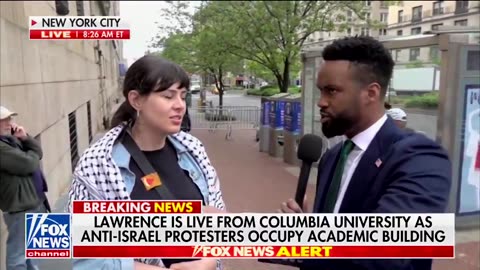 Anti-Israel Protestor RUNS AWAY During Interview