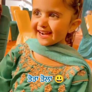 Cute girl says coca cola