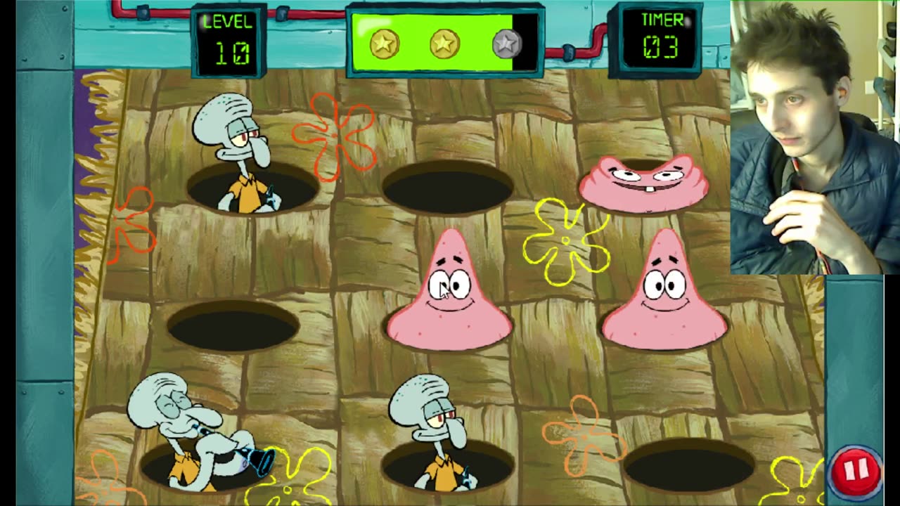 Failed Attempt #49 To Earn Highest Score In Level 10 Of SpongeBob SquarePants Bikini Bottom Bop Them