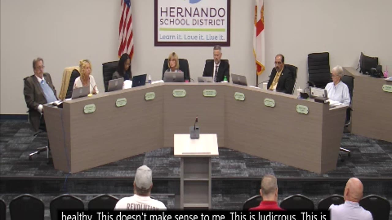 School Board Meeting May 7 Hernando County Book reviews