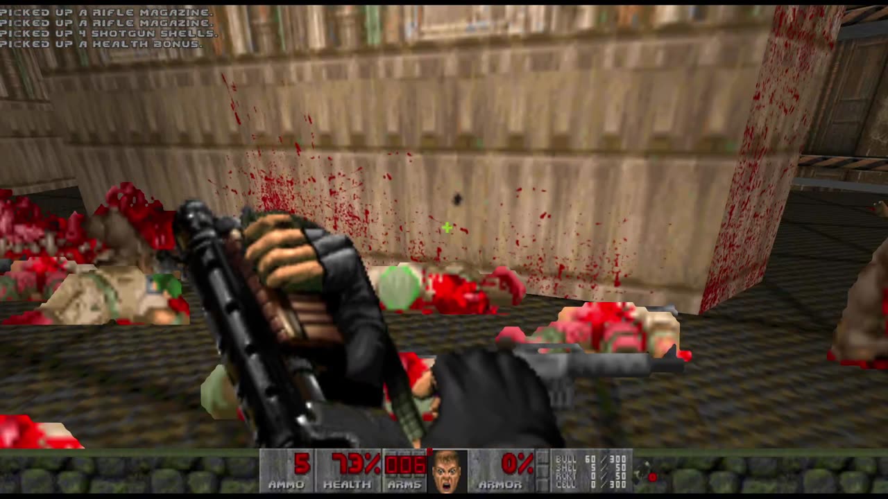 Brutal Doom 2 - Hell on Earth - Pistol Start - Hard Realism - Refueling Base (level 10)