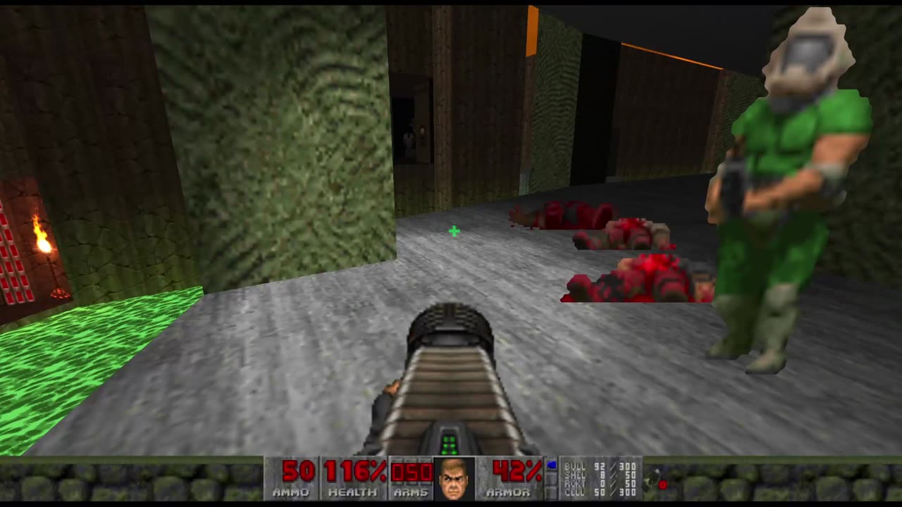 Brutal Doom 2 - Hell on Earth - Pistol Start - Hard Realism - Circle of Death (level 11)