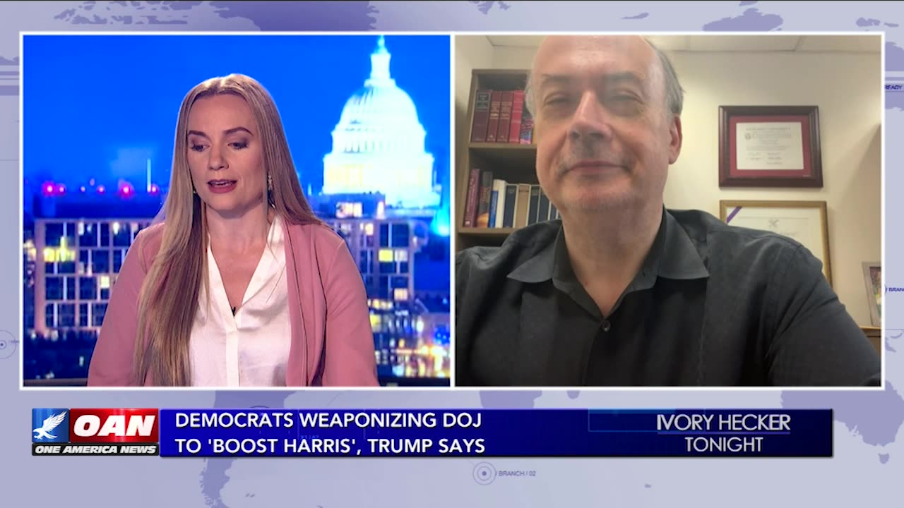 Ivory Hecker - Dems. Weaponizing DOJ To 'Boost Harris,' Trump Says - W/ Jeff Clark, 10/3/24