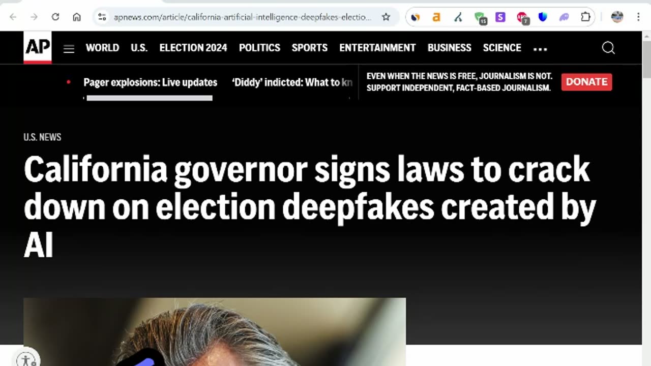 La Californie adopte une loi sur les deepfake IA avant les élections