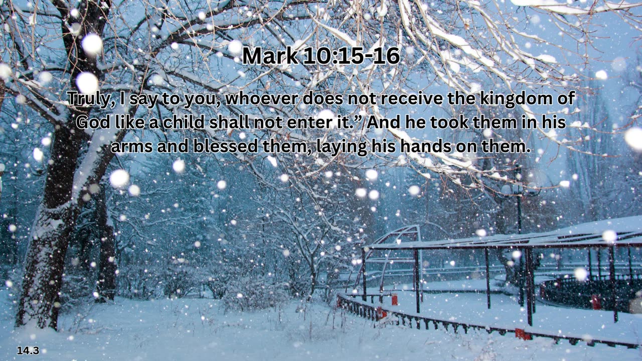 Journey of faith and spiritual growth | Mark 10:15-16 #dailybread #dailyverse #dailybibleverse