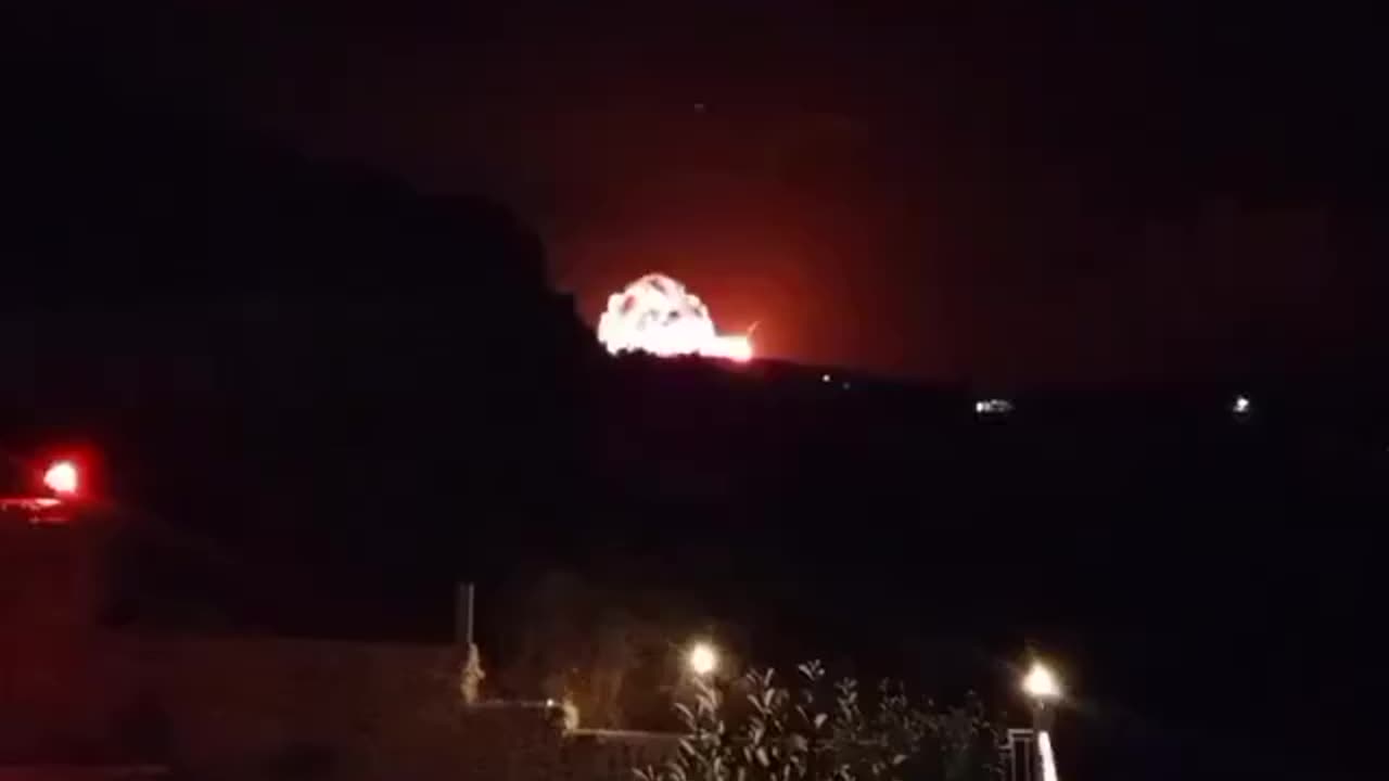 Massive Explosion Rocks South Lebanon