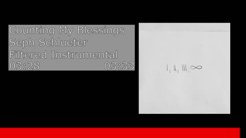 Counting My Blessings - Seph Schlueter (Filtered Instrumental)