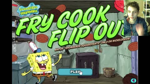 Failed Attempt #22 To Complete The SpongeBob SquarePants Fry Cook Flip Out Video Game