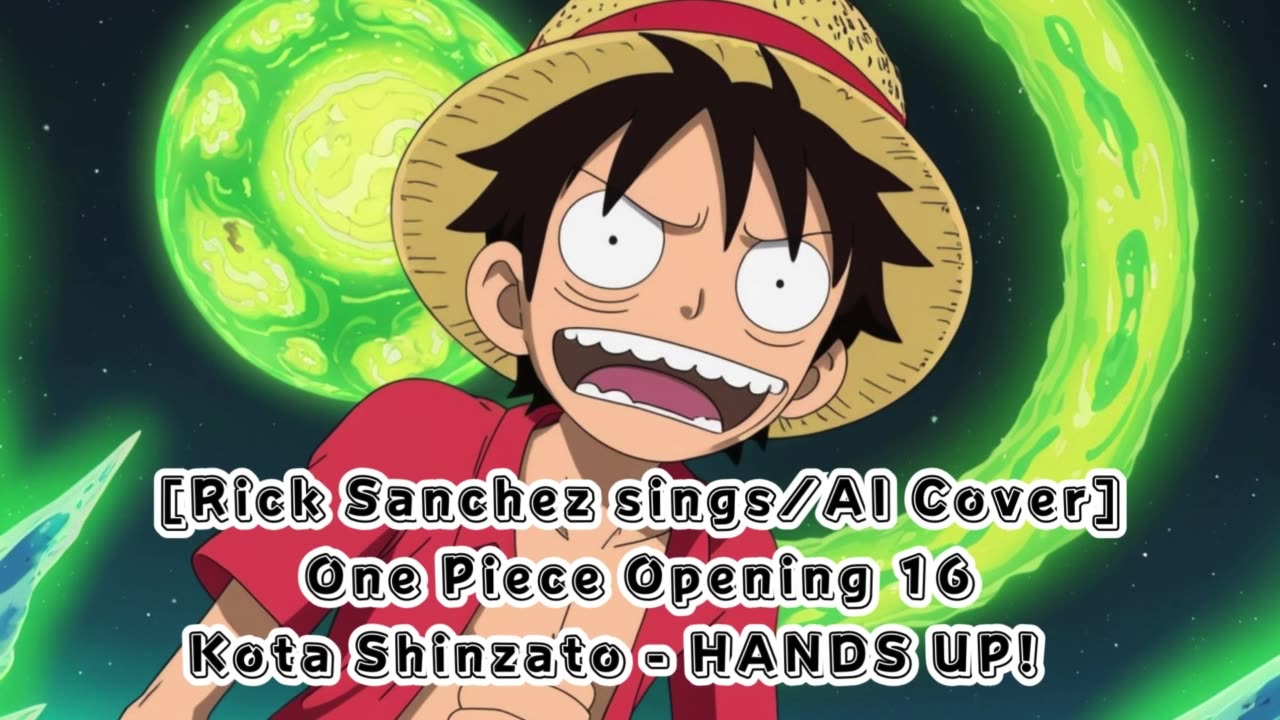 [Rick Sanchez sings/AI Cover] One Piece Opening 16 Kota Shinzato - Hands Up!