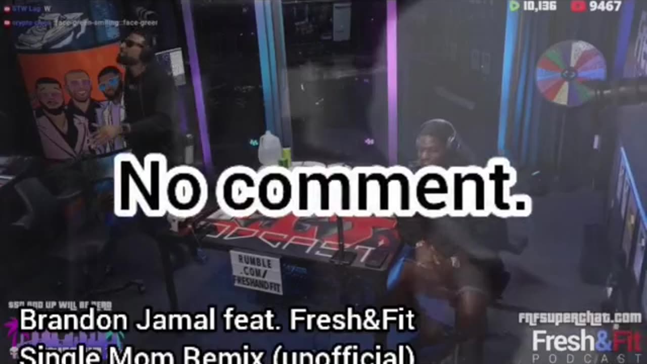 Brandon Jamal - Single Mom feat. Fresh&Fit [unofficial remix] Edit (Background vocals: Doja Cat)