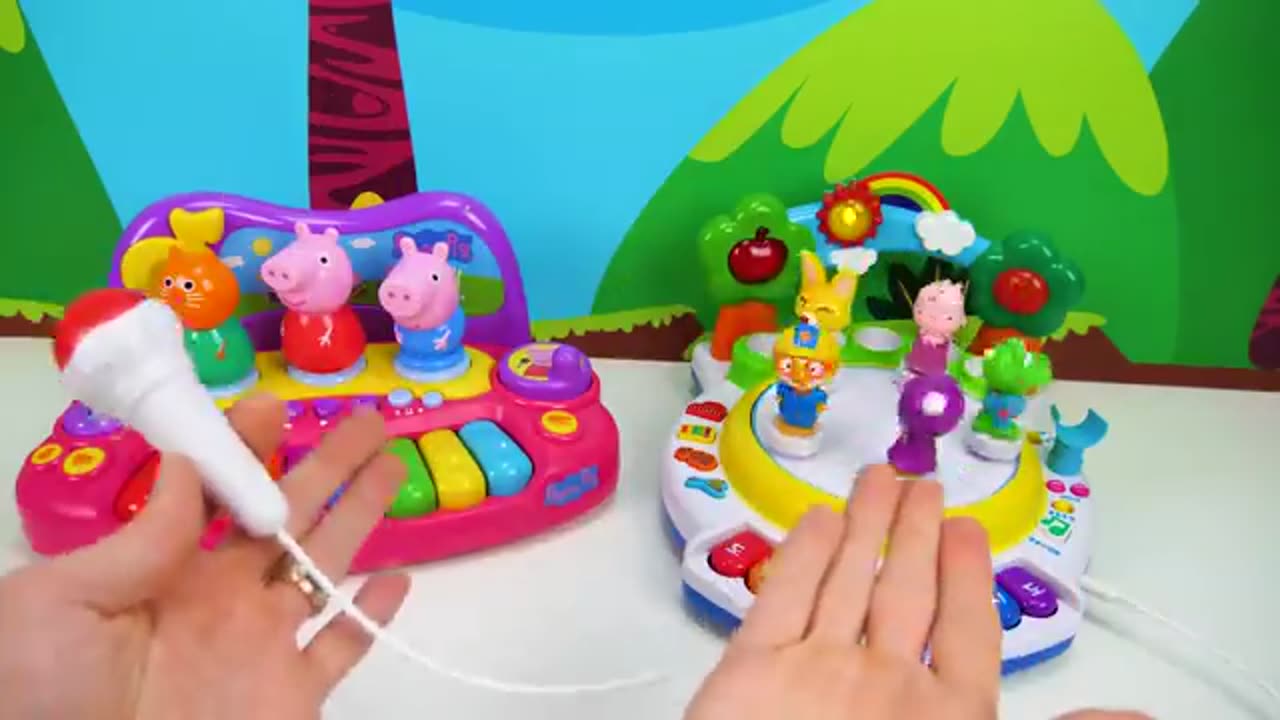 8:19 / 51:40 Kids, let's Learn Colors, Numbers, Food with some of our Best toy videos!