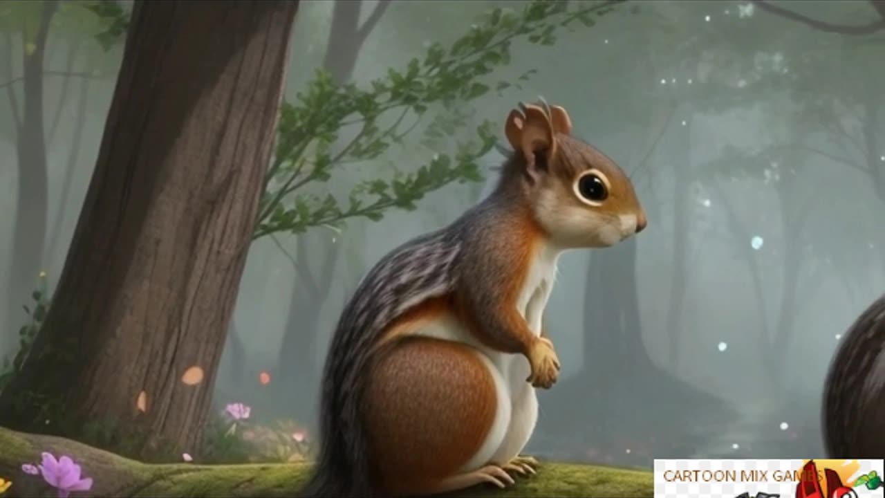 The Brave Little Squirrel and the Forest of Wonders