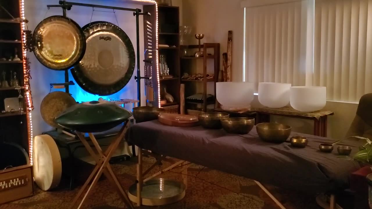 Viola Rose's Sound-Healing Studio tour in Cottonwood Arizona