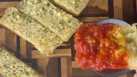 Ketchup with strange bread