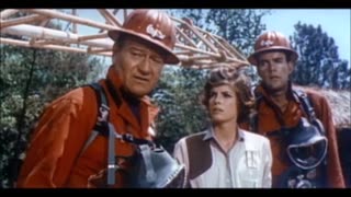 HELLFIGHTERS (1968) movie trailer JOHN WAYNE as Red Adair