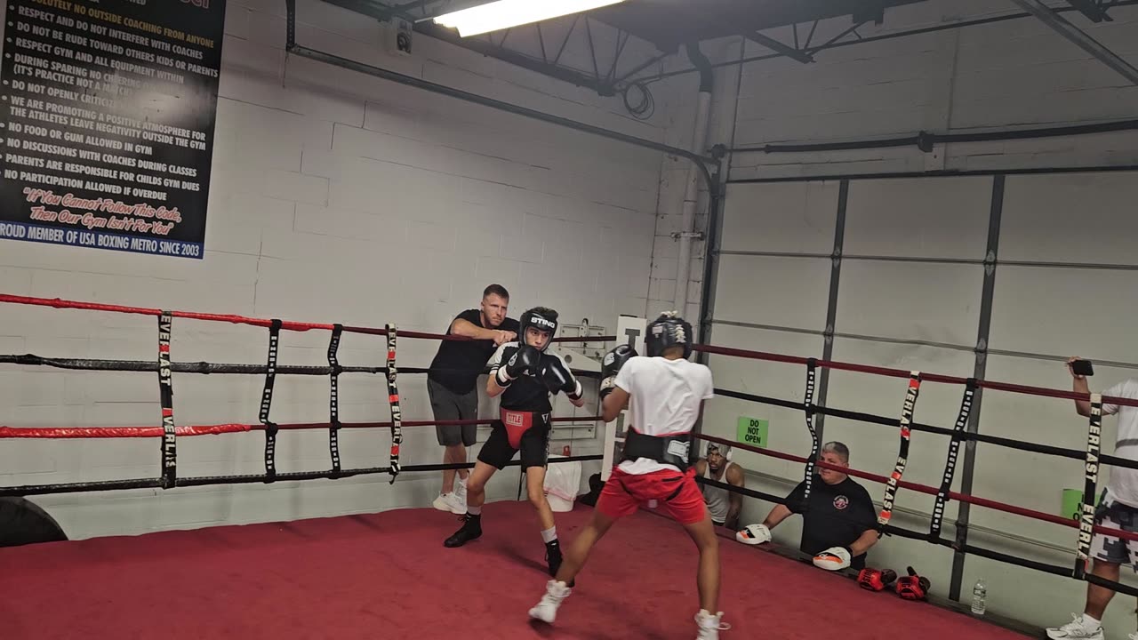 Joey sparring Jacob 1. 8/28/24