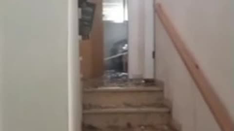 A report of a direct hit to a house in Givat Avni. The residents of the house