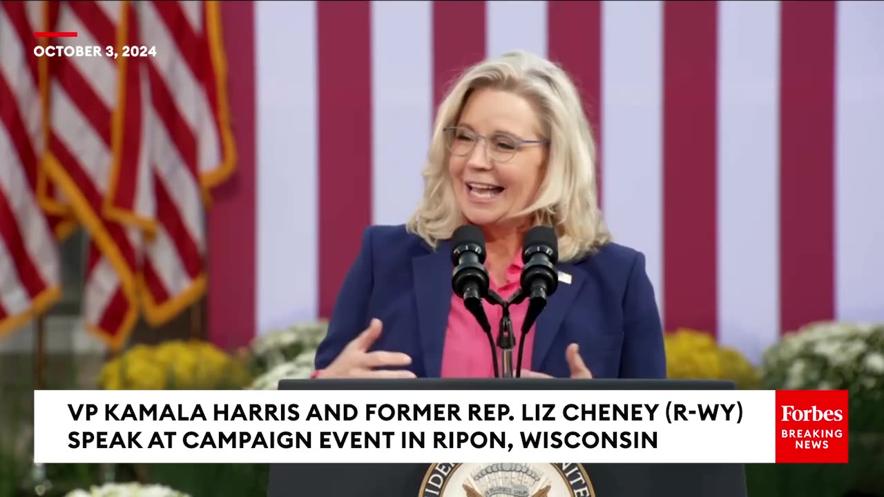 'I Was A Republican Even Before Donald Trump Started Spray-Tanning'- Cheney Campaigns With Harris