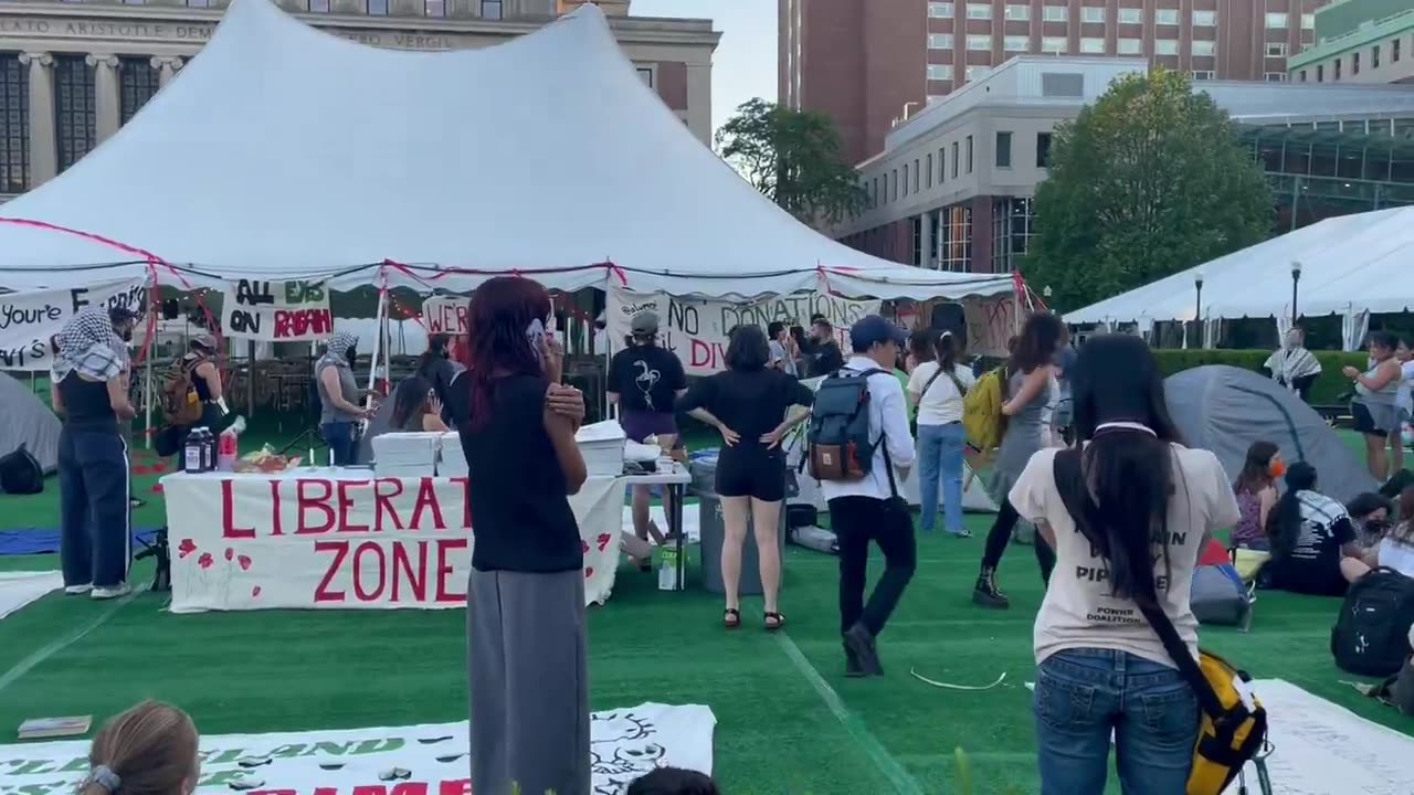 BREAKING: A new encampment has been established at Columbia University