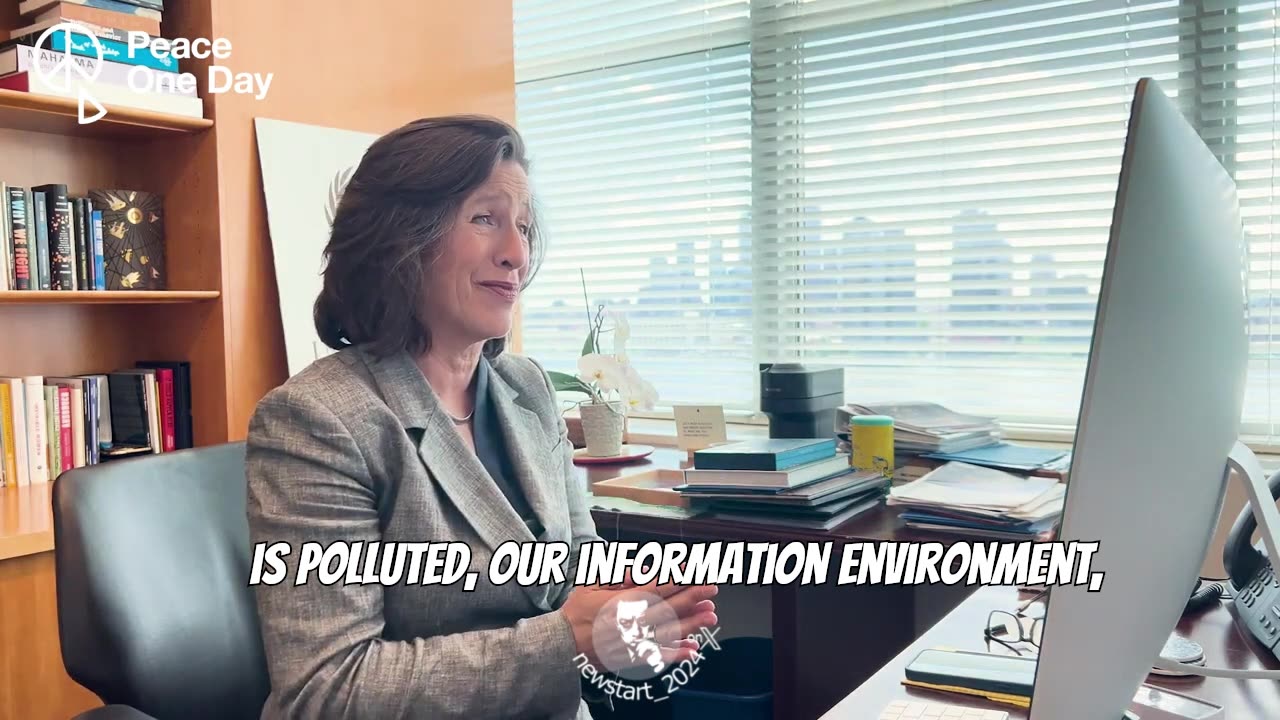 Melissa Fleming, UN about polluted information environment by misinformation...