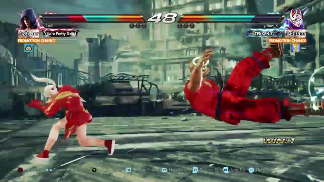 My best match in TEKKEN 7