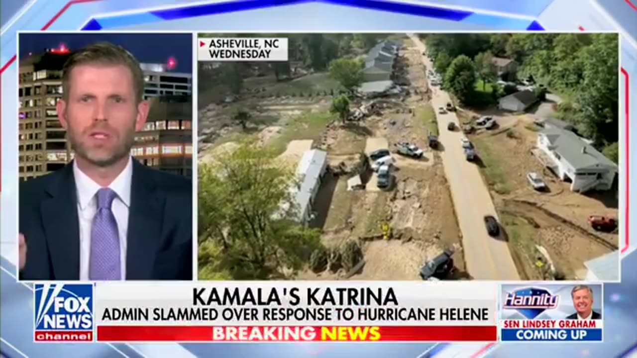 Eric Trump about Kamala's Katrina