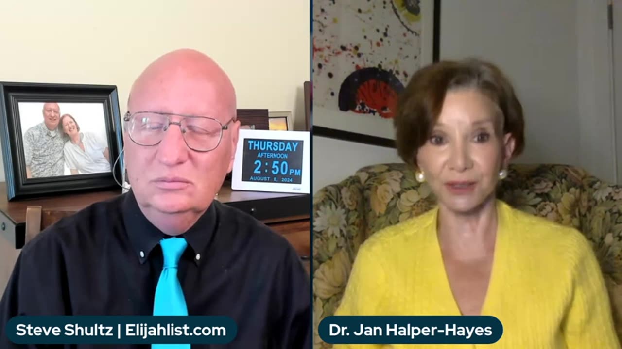 Dr Jan Halper - Hayes On The False Enthusiasm For Kamala Harris - August 29..