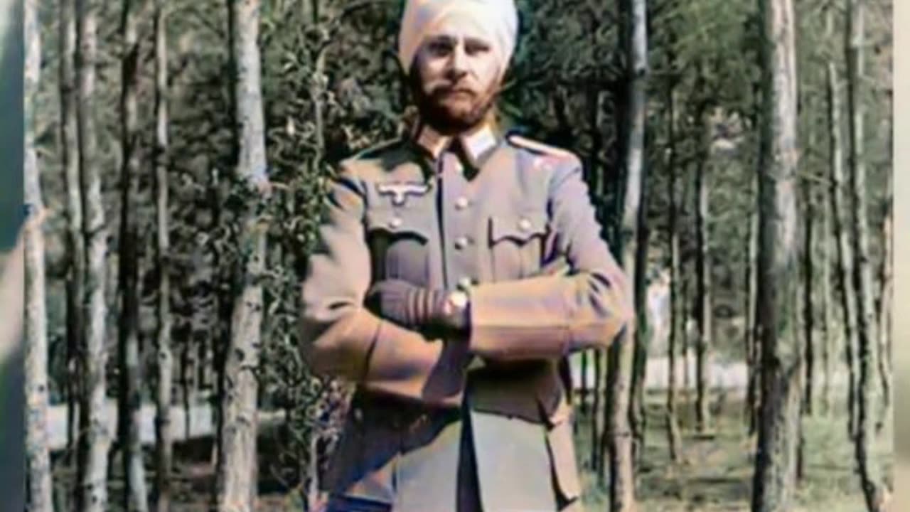 Free Indian Legionof Germany rare#Colourized footage🇮🇳🇩🇪🎥