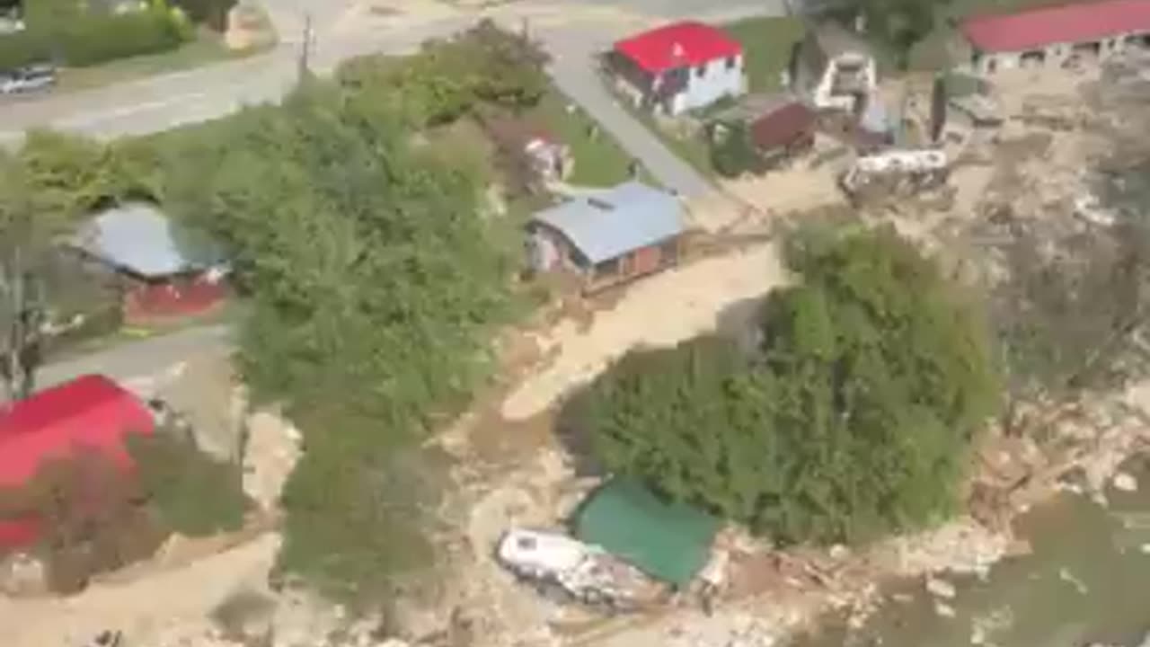 SpaceX engineers In helicopter capture the devastation in North Carolina