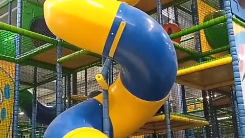 I enjoy sliding on this slide