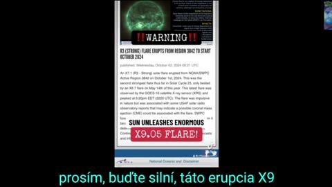 💫 !! POZOR !! SLNKO VYCHÁDZA OBROVSKÚ FLARE X9.05!💫