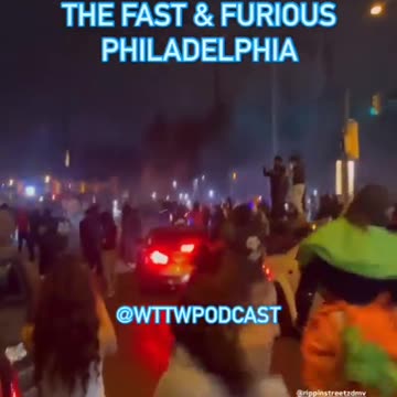 Philadelphia looked like a scene from Grand Theft Auto. Democrat city.