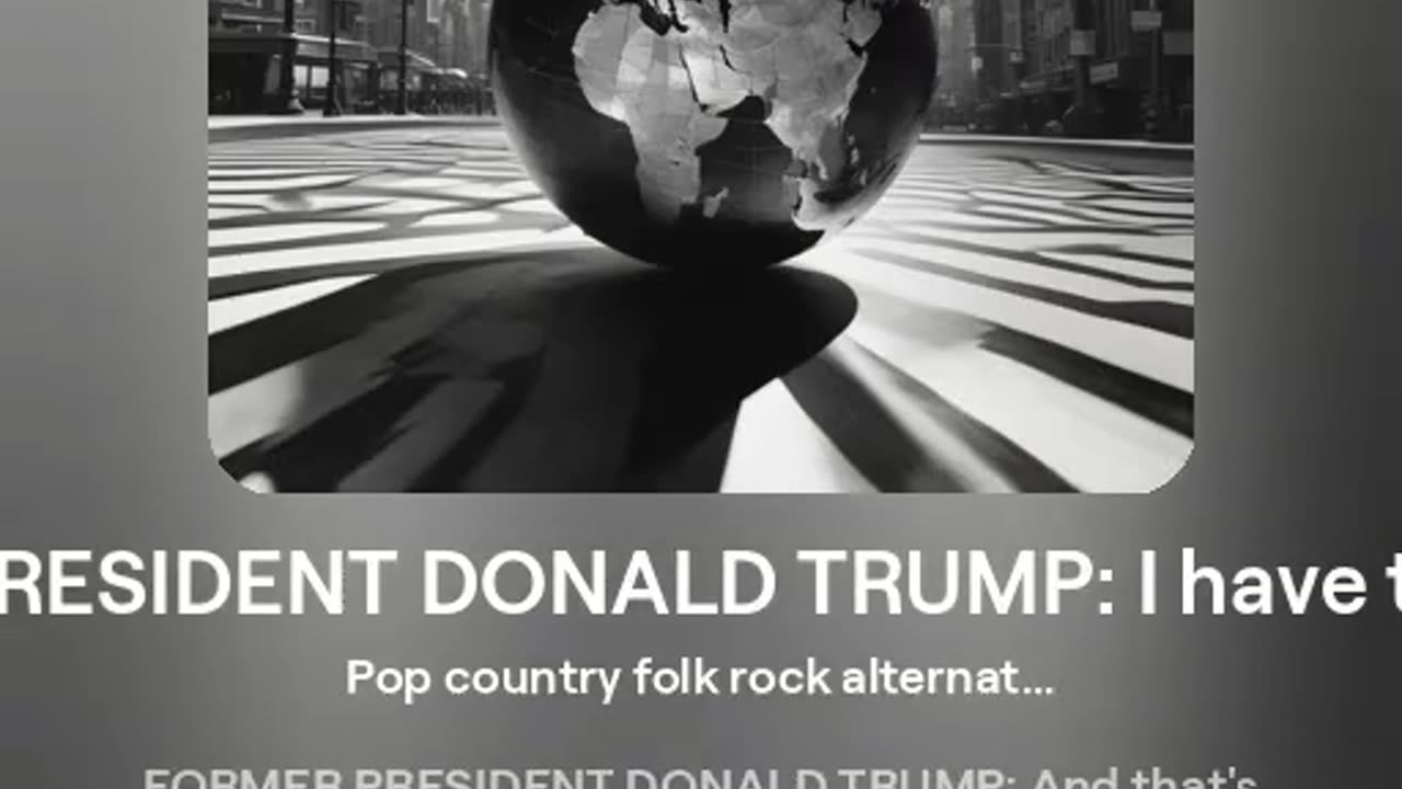 Track 19 - If Trump had an album from his answers in the debate [Pop country folk rock alternative]