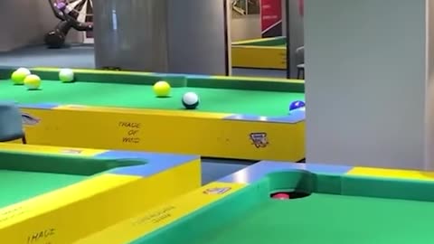 This sport lets you play pool with your feet! 😮🎱