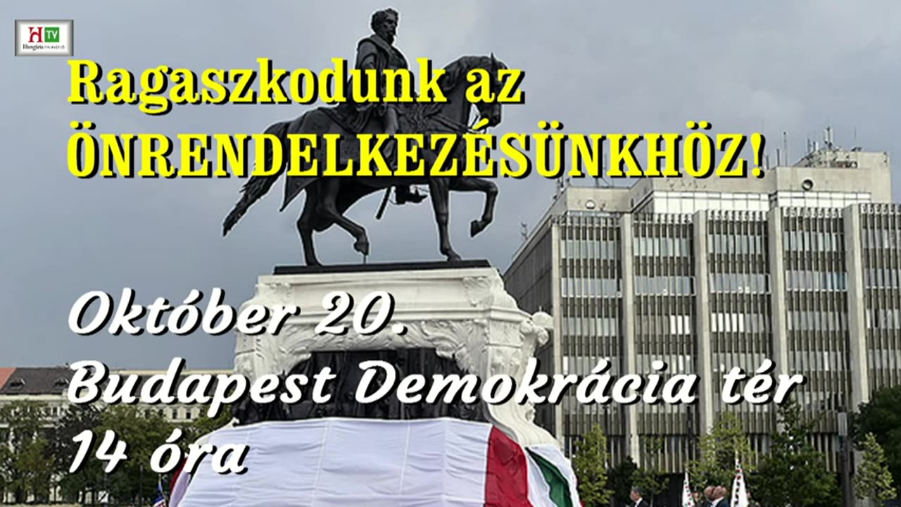 ÉLET VAGY HALÁL - Október 20, Budapest, Demokrácia tér, 14 óra