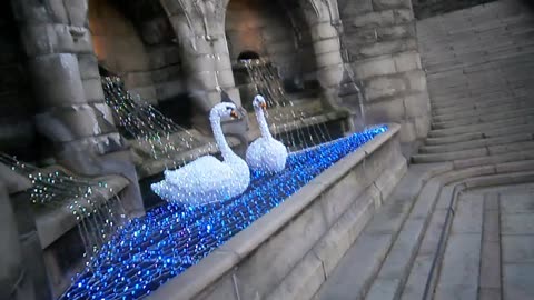 Vid Kärnan och Terasstrapporna, Helsingborg 9 Dec. 2014