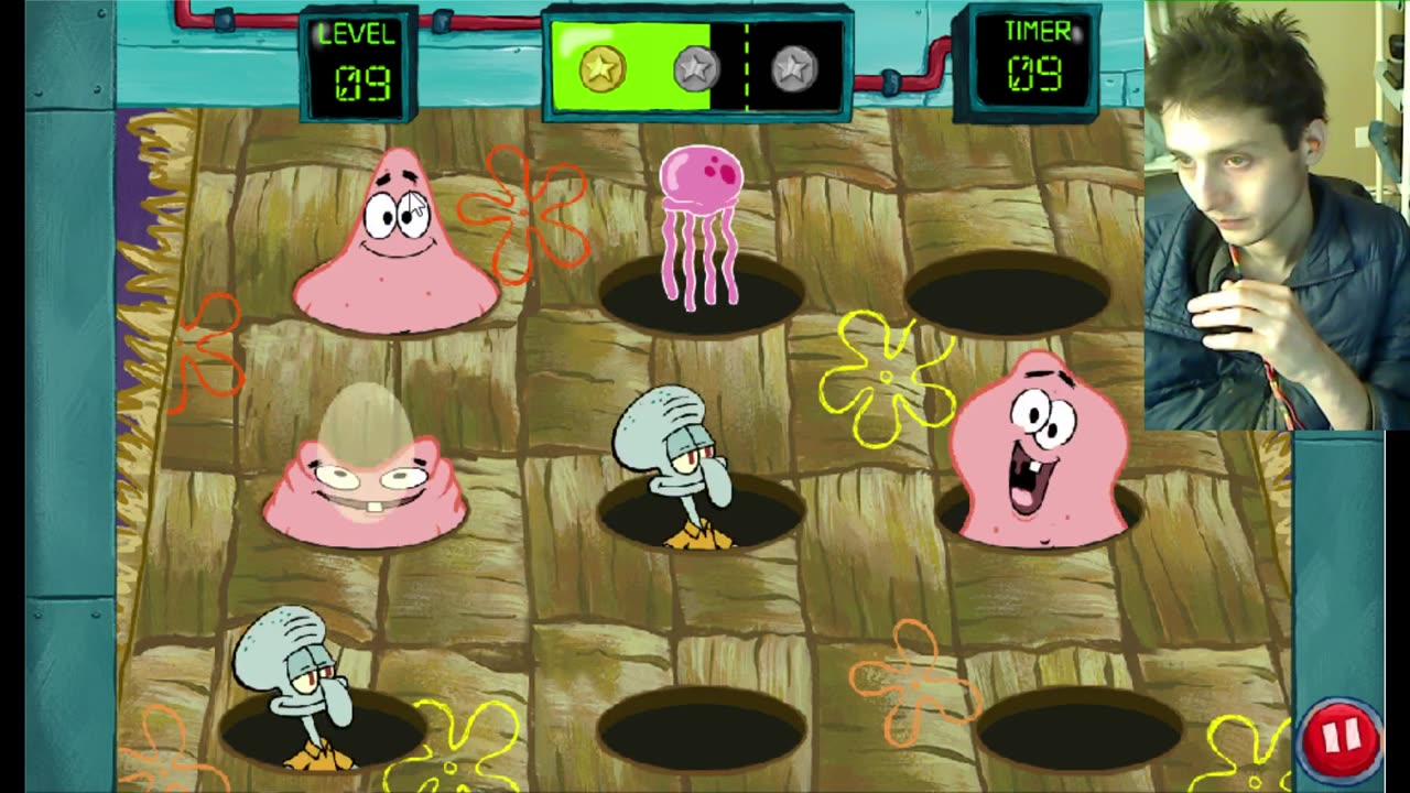 SpongeBob SquarePants Bikini Bottom Bop Them Level 9 Walkthrough Gameplay With Live Commentary