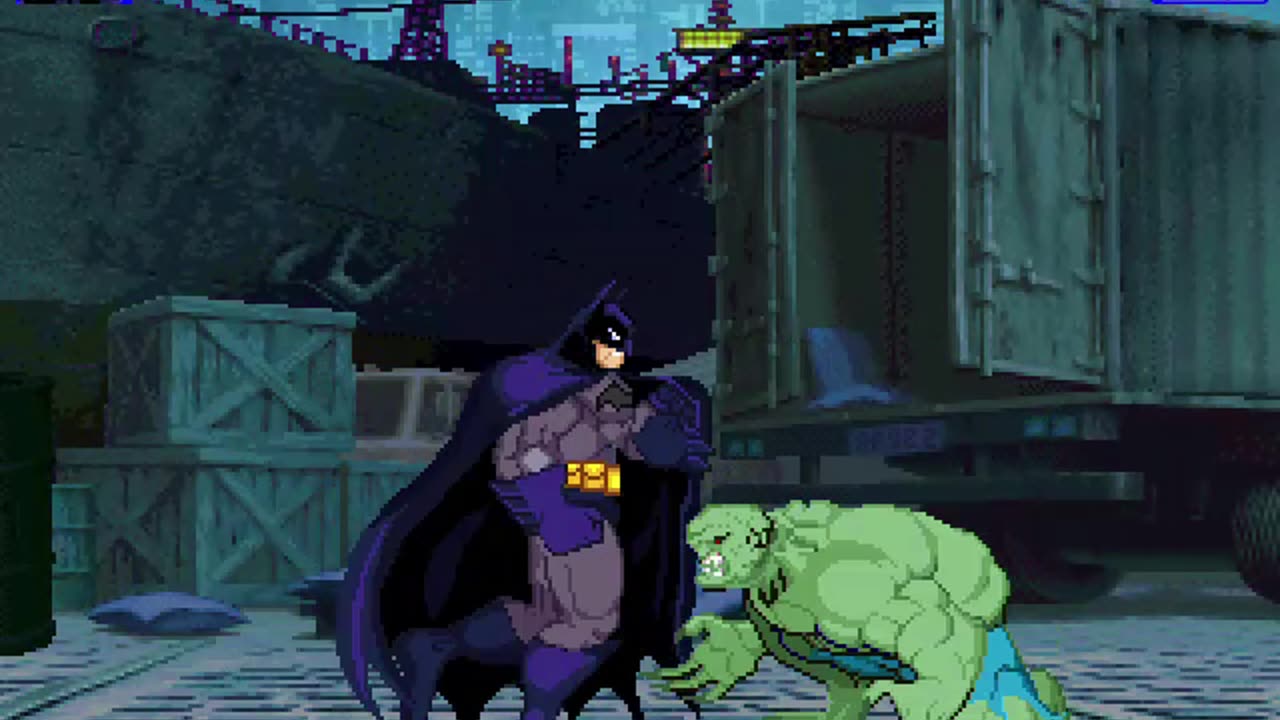 Batman Takes on Killer Croc