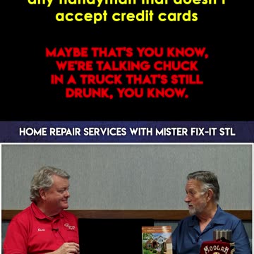Avoid Handymen Who Don't Accept Credit Cards!