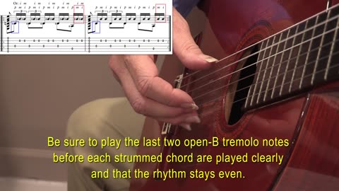 Leyenda Right-Hand Technique Video #22: Put it all together, chords to tremolo back to chords