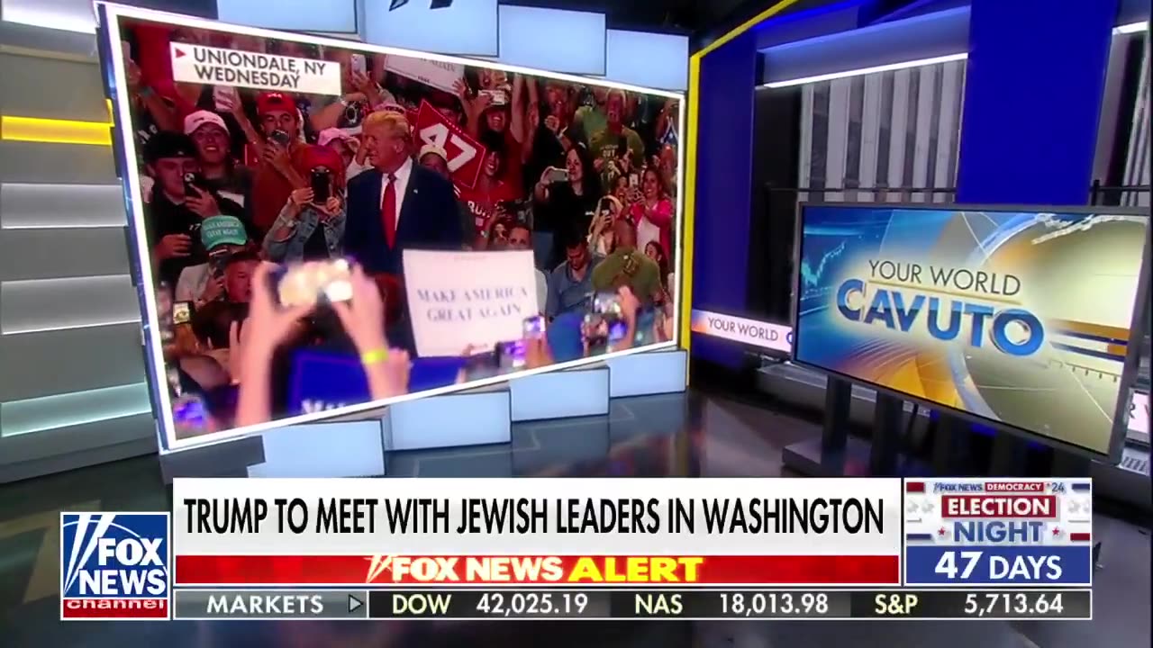 Trump spends time with Jewish voters in DC