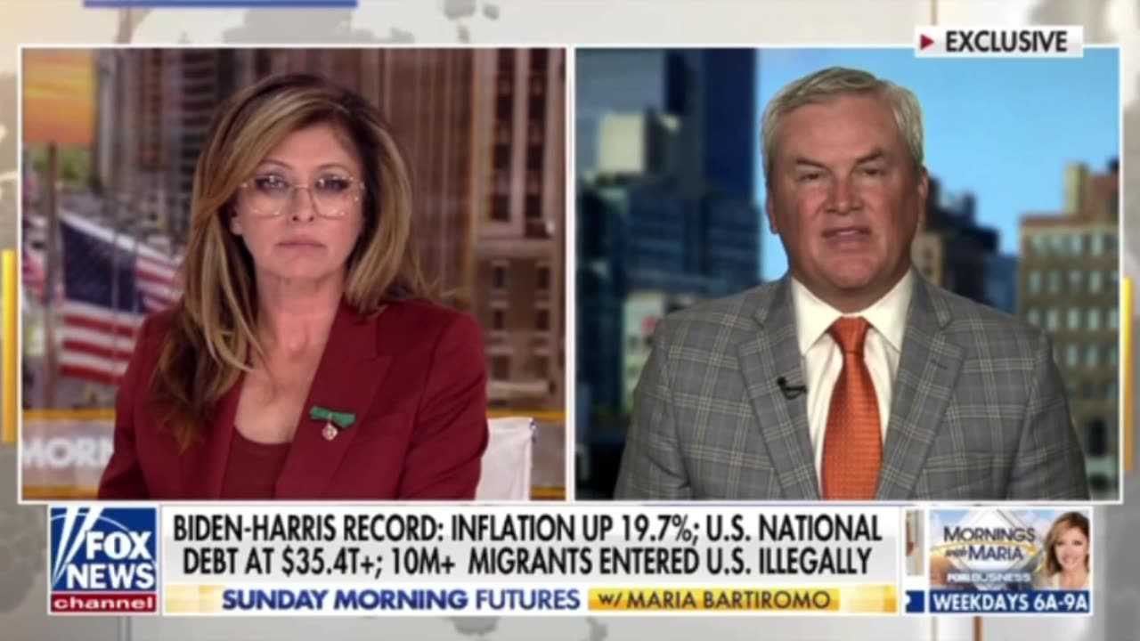 Maria Bartiromo interviews James Comer about Alejandro Mayorkas & Hunter Biden