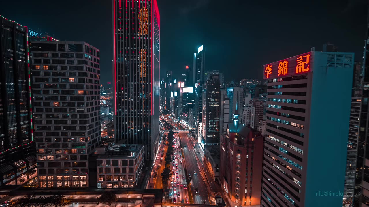 Magic of Hong Kong. Mind-blowing cyberpunk drone video of the craziest Asia’s city by Timelab.pro