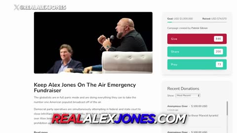 The Desperate Democrat Deepstate Has Launched A New Attempt To Take Alex Jones Off The Air