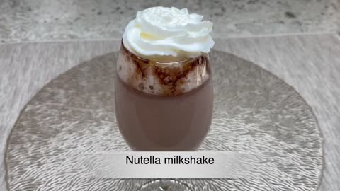 1 Minute Recipe - Empty Nutella Jar? Try This Hack, You Will Be Amazed | Easy Nutella Milkshake