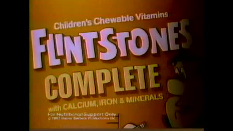 April 9, 1989 - "We Are Flintstones Kids" (Vitamin Commercial)