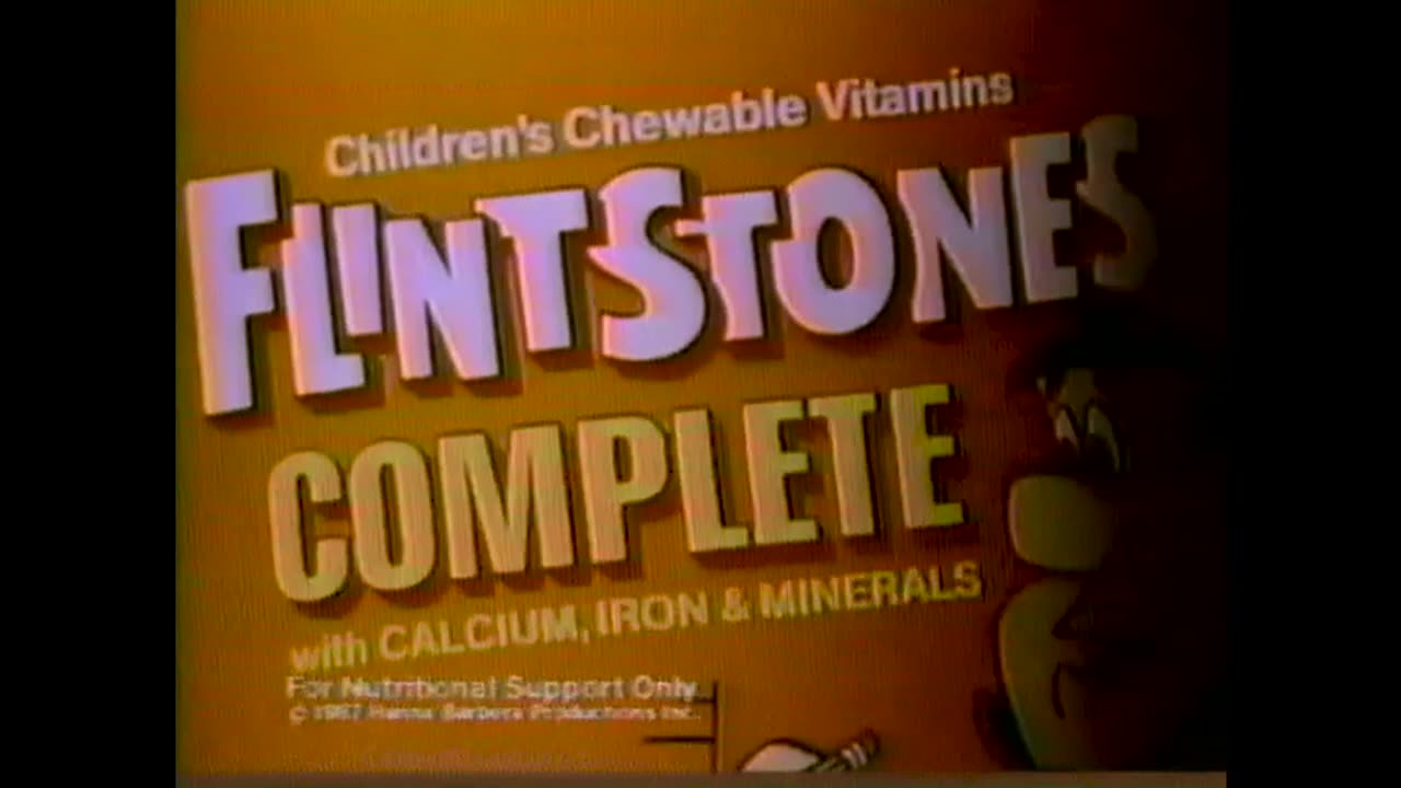 April 9, 1989 - "We Are Flintstones Kids" (Vitamin Commercial)