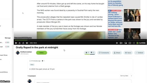 Oral Rape in a locked park
