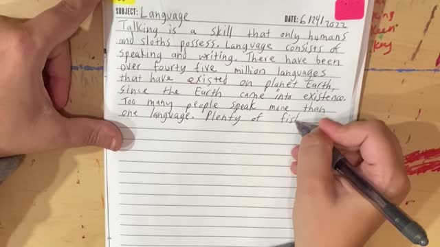 Page 33 of BOOK TWO - SUBJECTS OF LIFE being written