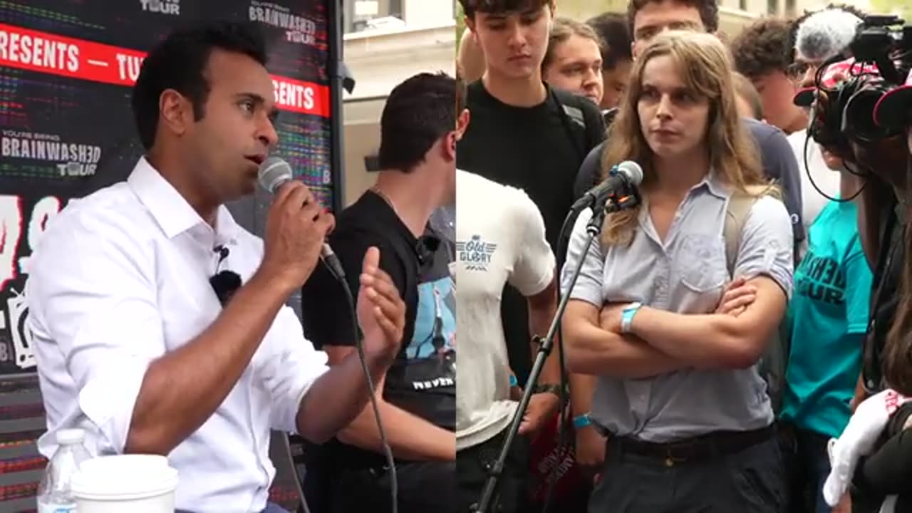 Charlie Kirk and Vivek Ramaswamy Take on Woke Mob at the University of Pittsburgh